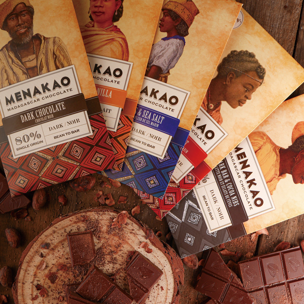 ダークチョコレート63% オレンジアンドクランベリー 75G【メナカオ