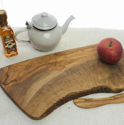 オリーブ木 カッティングボード まな板 ナチュラル　L 2402