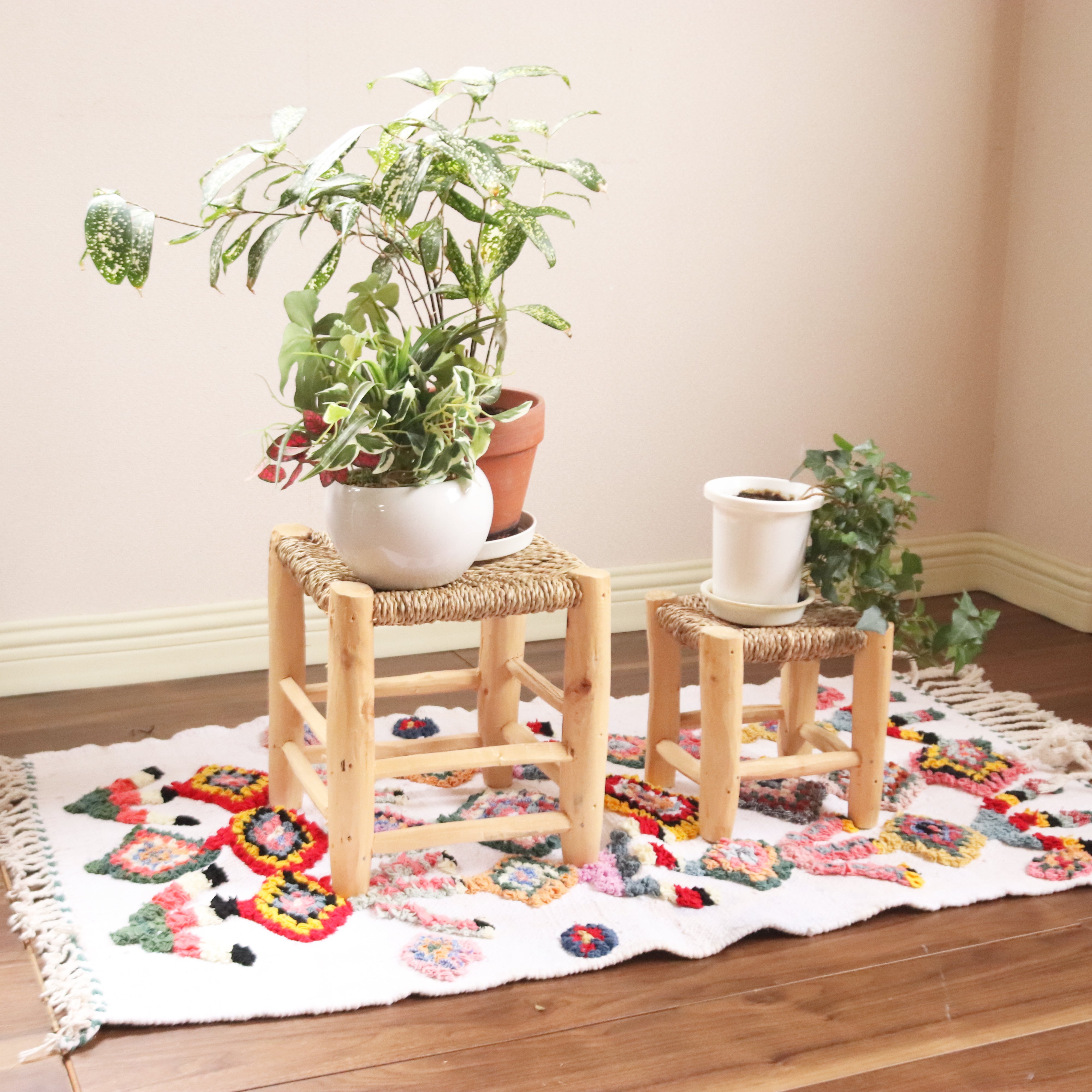 オレンジツリードーム木スツール 3サイズ