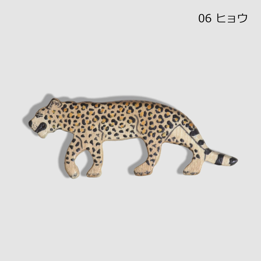メル動物 マグネット 木製 動物 ゾウ ライオン シマウマ キリン ヒョウ チーター カバ サイ ガゼル ケニア アフリカ雑貨 手作り サファリ 冷蔵庫 ギフト プレゼント