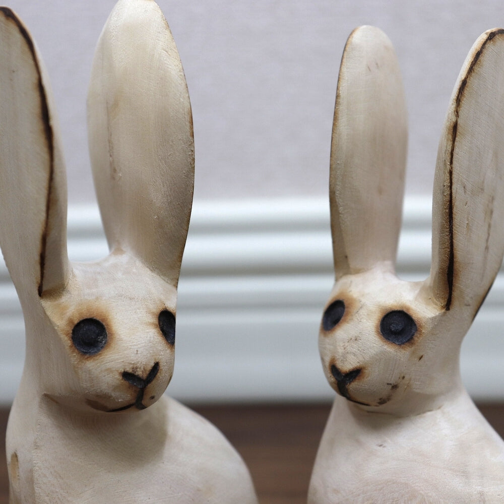 木彫動物 うさぎ ジンバブエ製 | マンゴロベ
