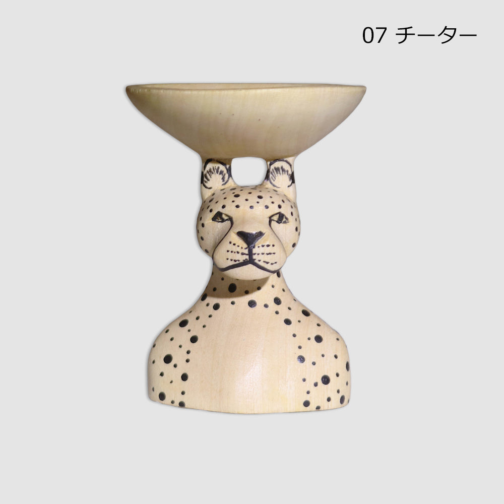 【ぶらり途中下車の旅放映商品】メル動物 ボウルヘッド 木製 小物入れ ライオン シマウマ キリン ヒョウ チーター ケニア アフリカ雑貨 木彫り 手作り サファリ ギフト