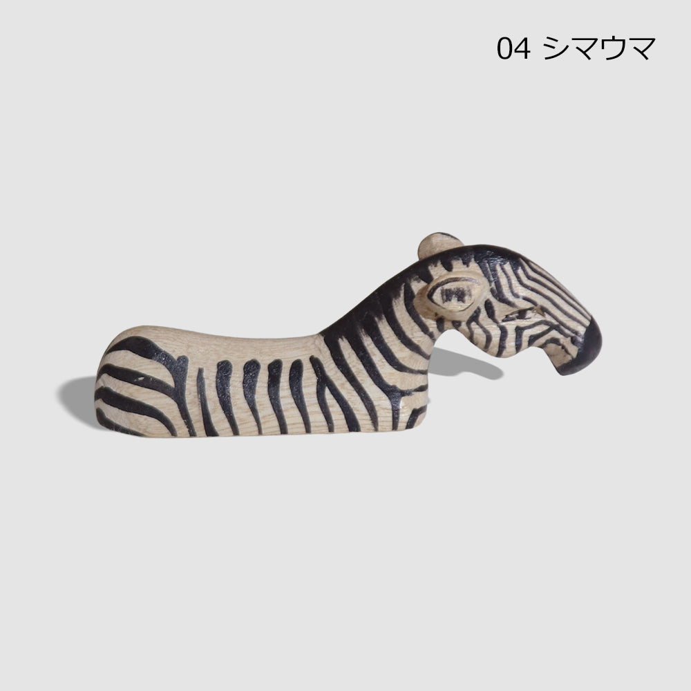 メル動物 箸置き ゾウ シマウマ キリン チーター カバ