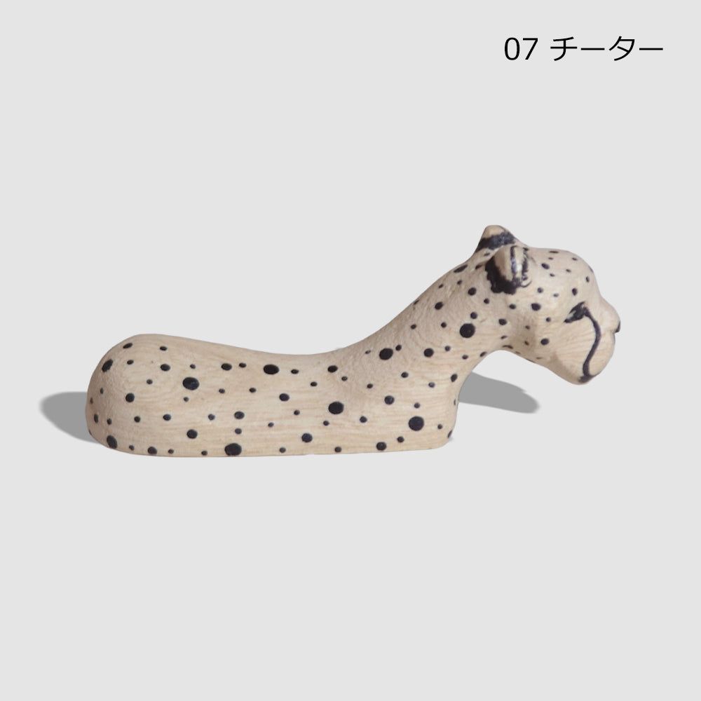 メル動物 箸置き ゾウ シマウマ キリン チーター カバ