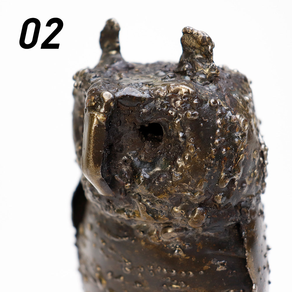 フクロウ　レトロ　鉄製 yko-storeyk_og286