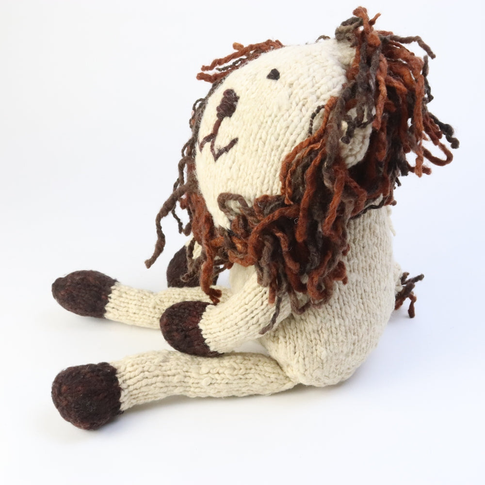 ケナナKENANAKNITTERSウールおすわり動物中ライオン