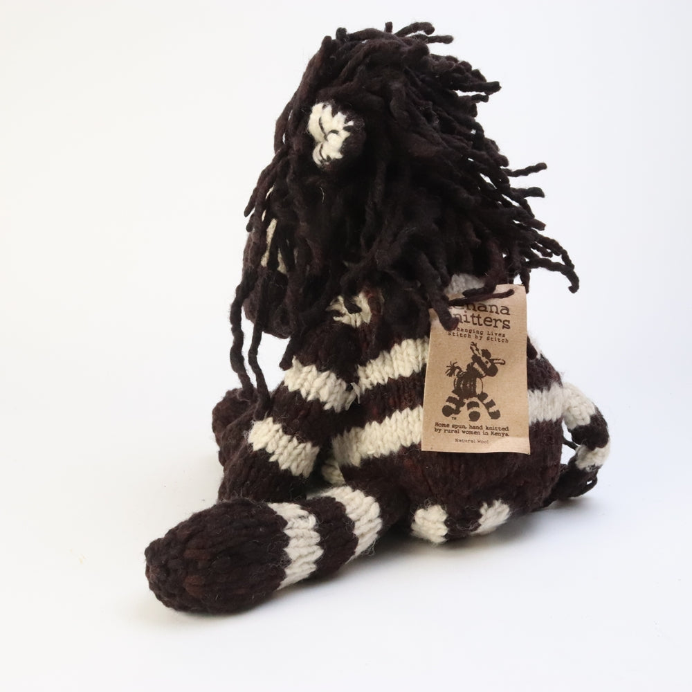 ケナナニッターズ ウールおすわり動物 小 シマウマ