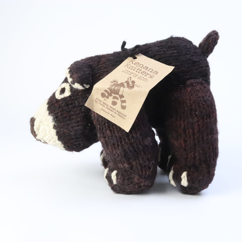 ケナナKENANA KNITTERS ウール動物 小 クマ 黒