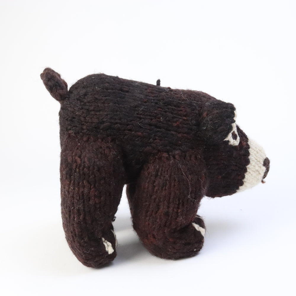 ケナナKENANA KNITTERS ウール動物 小 クマ 黒