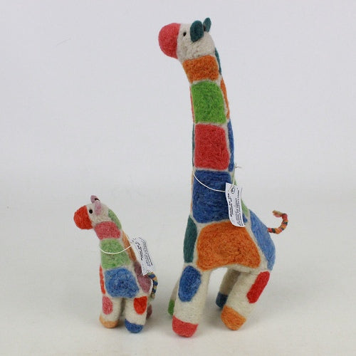 マトマイニ フェルト動物 S マルチカラー キリン
