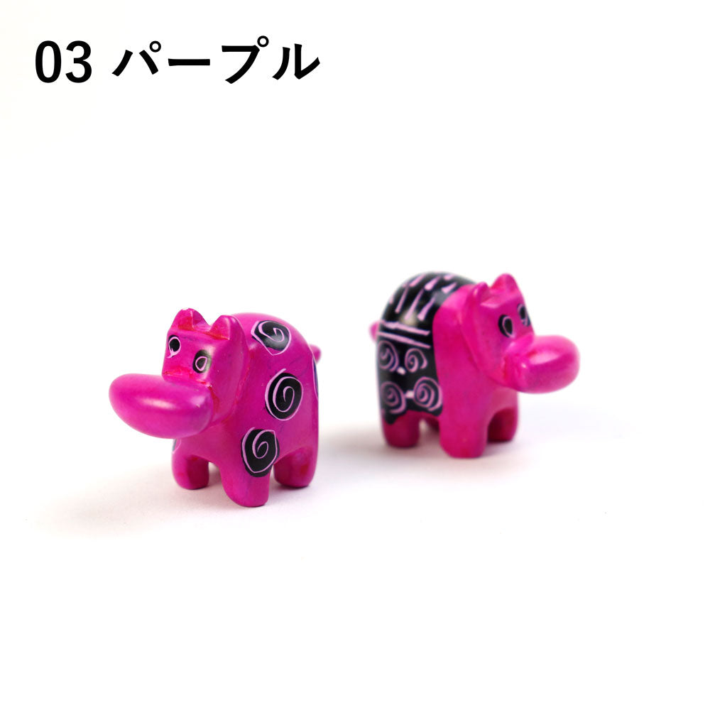 ソープストーン ミニチュアカバ アソートカラー | マンゴロベ