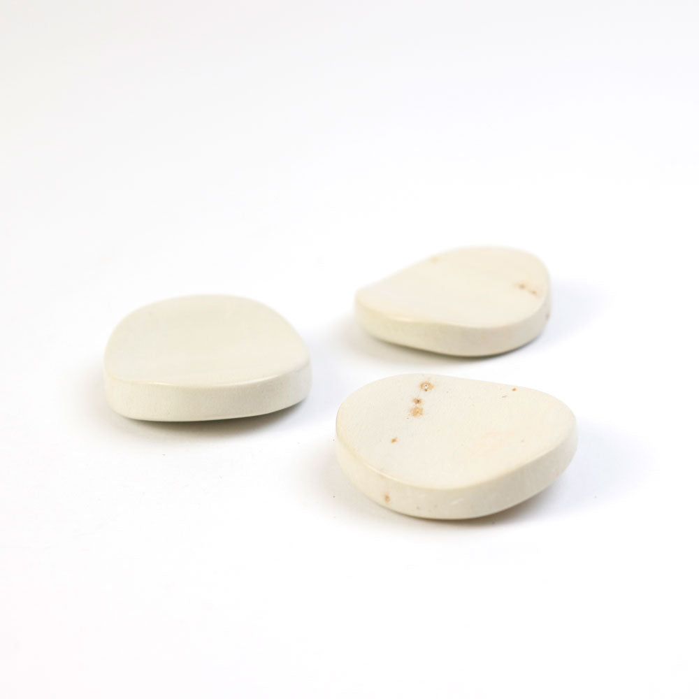 ソープストーン 箸置き 白