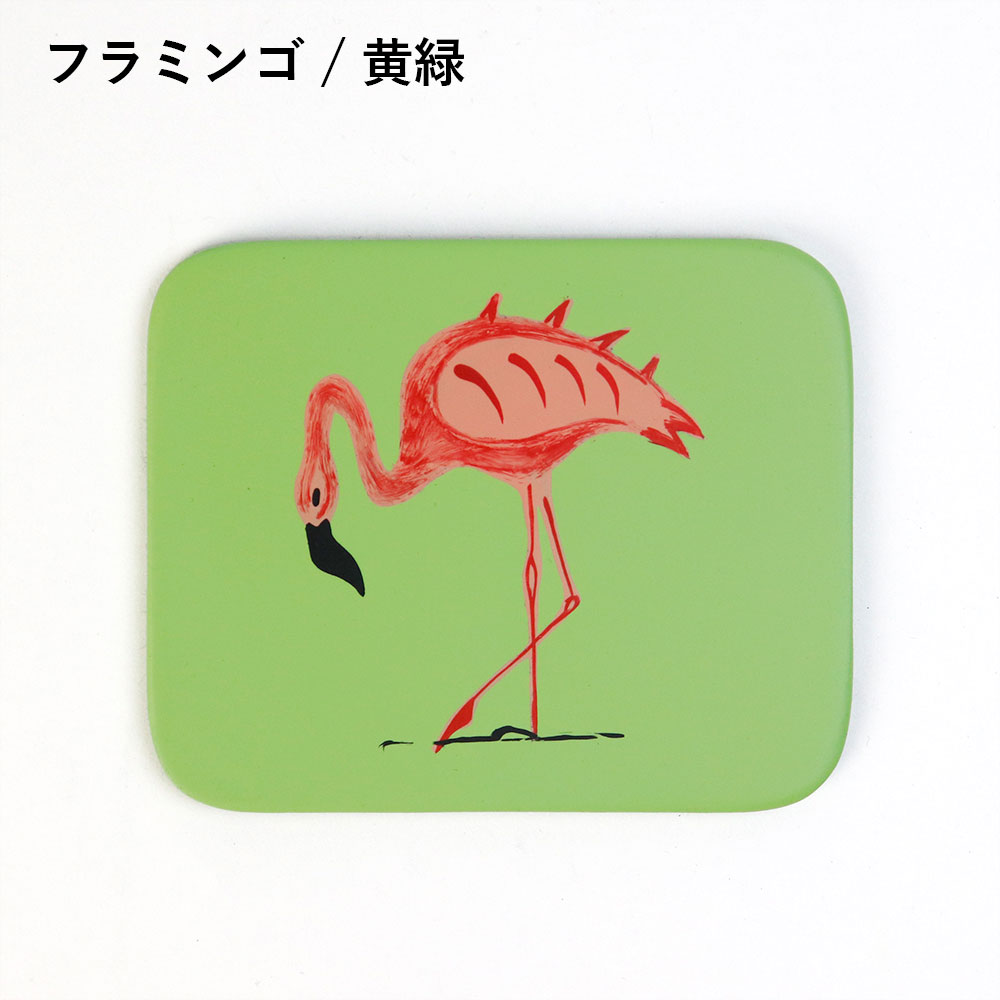 ハンドペイント動物コースター