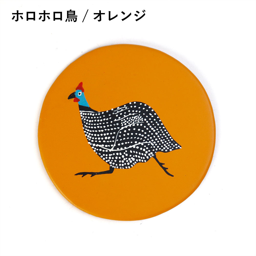 ハンドペイント動物コースター