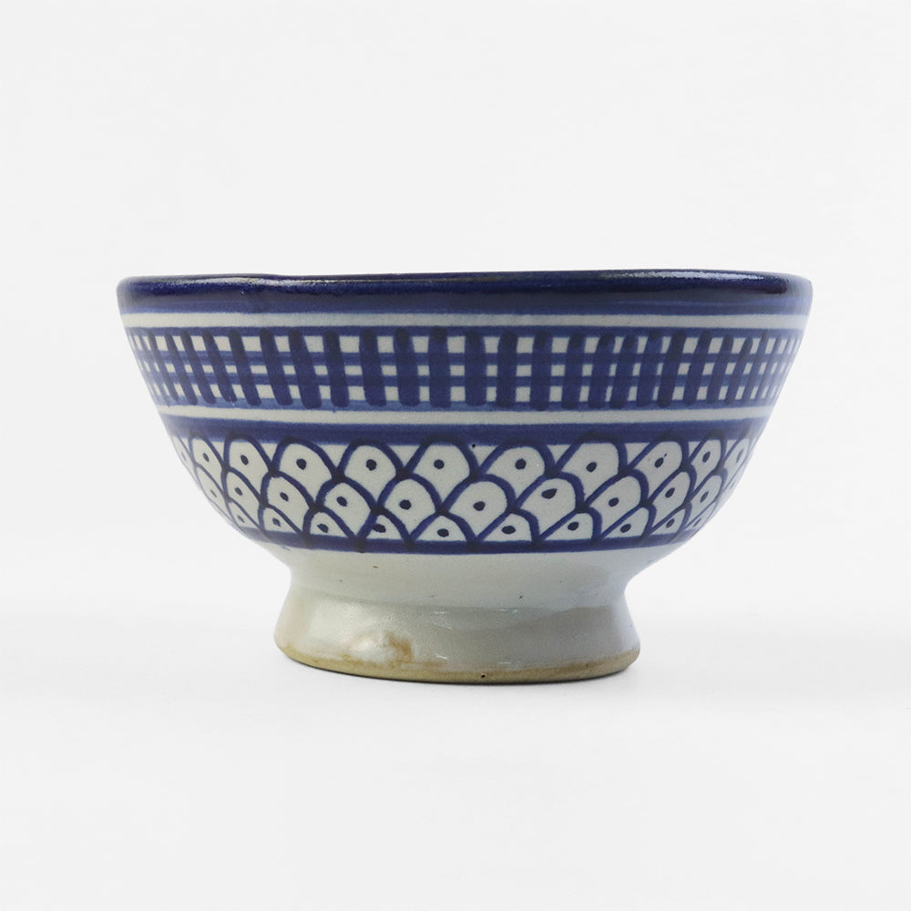 フェズ陶製ボウル 小 青【実店舗在庫品】