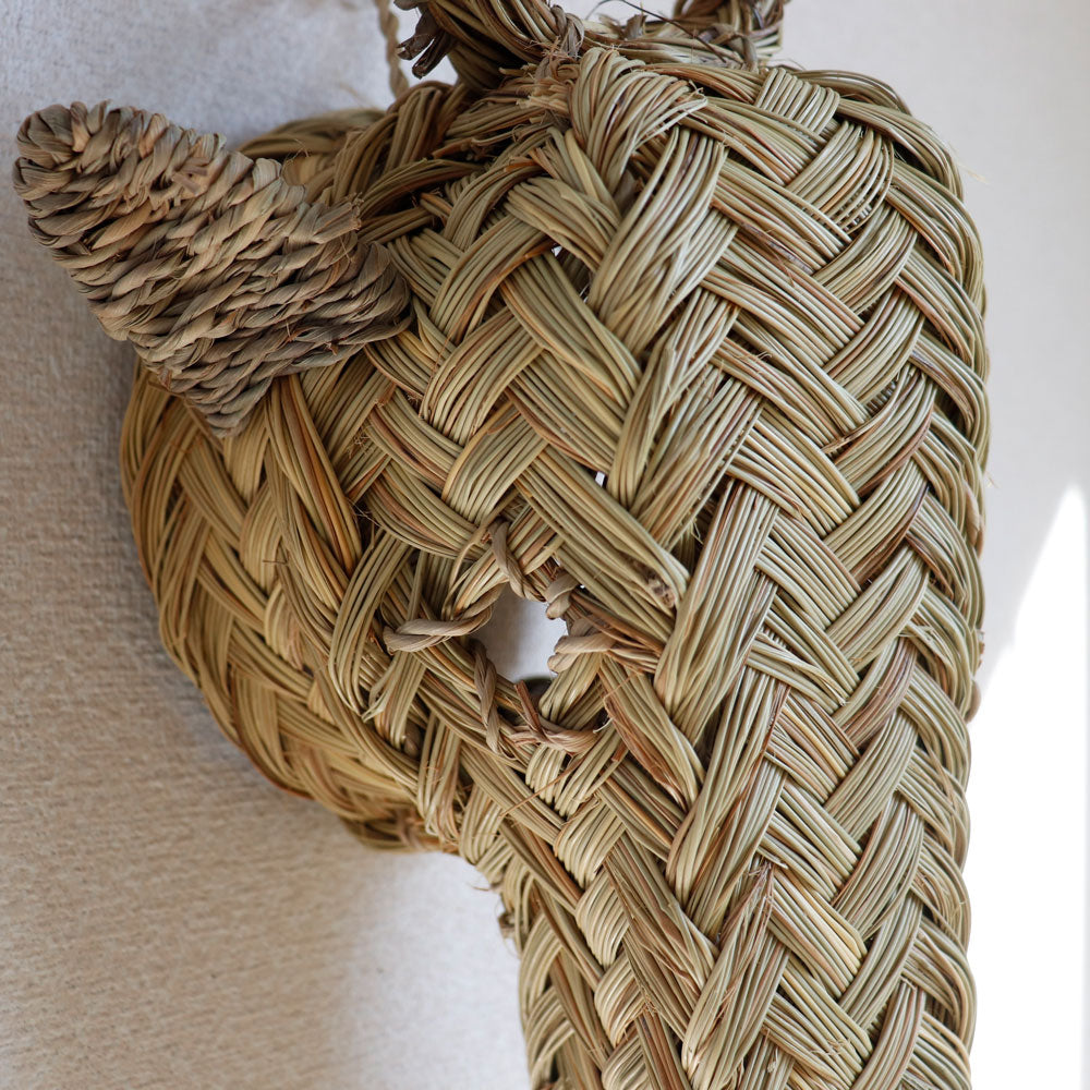 水草アニマルヘッド壁飾り ヤギ