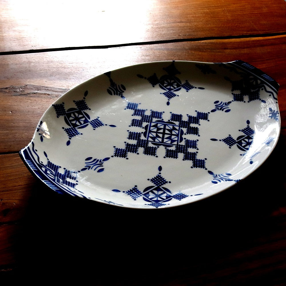 モロッコ陶器 コセマ 飾りプレート  80 一点物【実店舗在庫品】