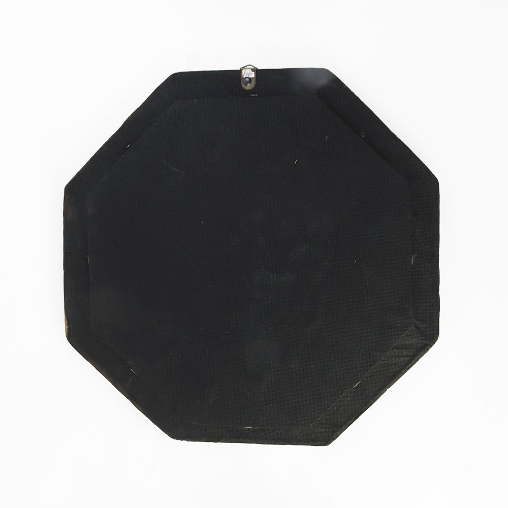 モロッコ 骨装飾鏡 八角形 中【実店舗在庫品】