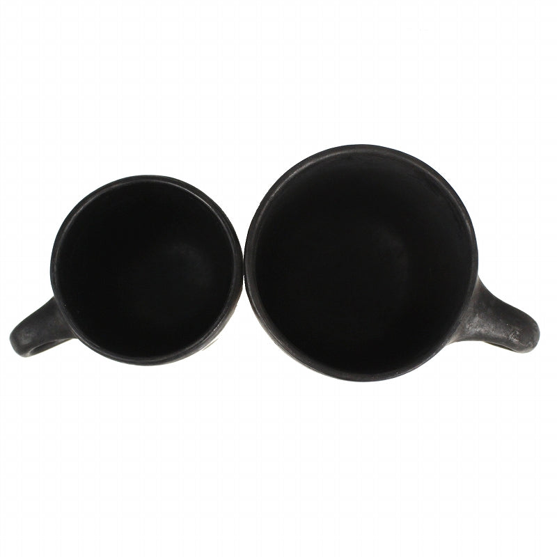 ムコノビエンタロ陶器 カップ 大 0668 ストライプオレンジ