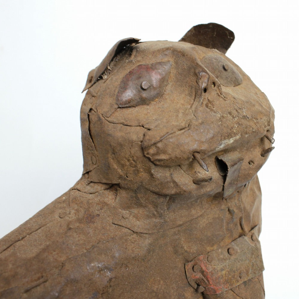 ベニン鉄動物 猫 01 一点物