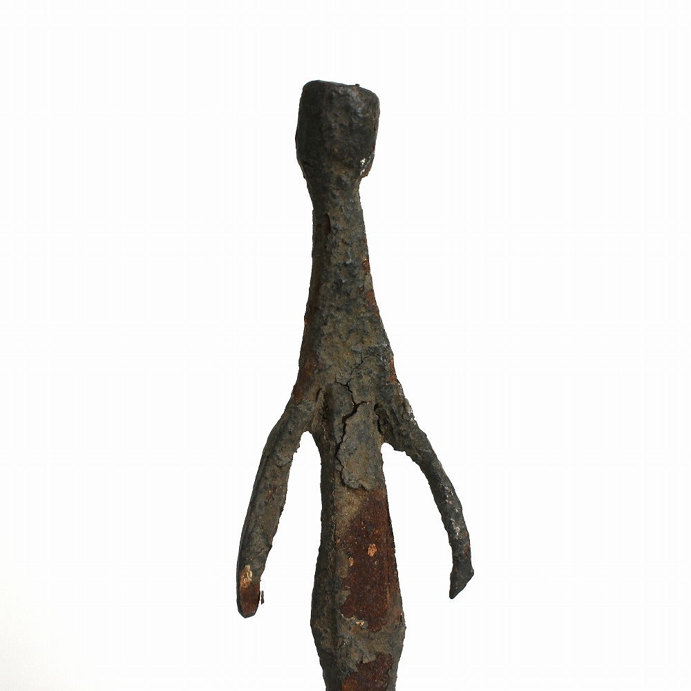 ランバ鉄小像 支え付 02一点物