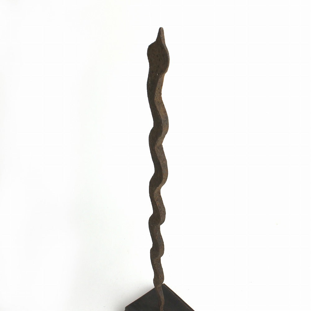 モバ鉄小像 支え付  ヘビ 03一点物