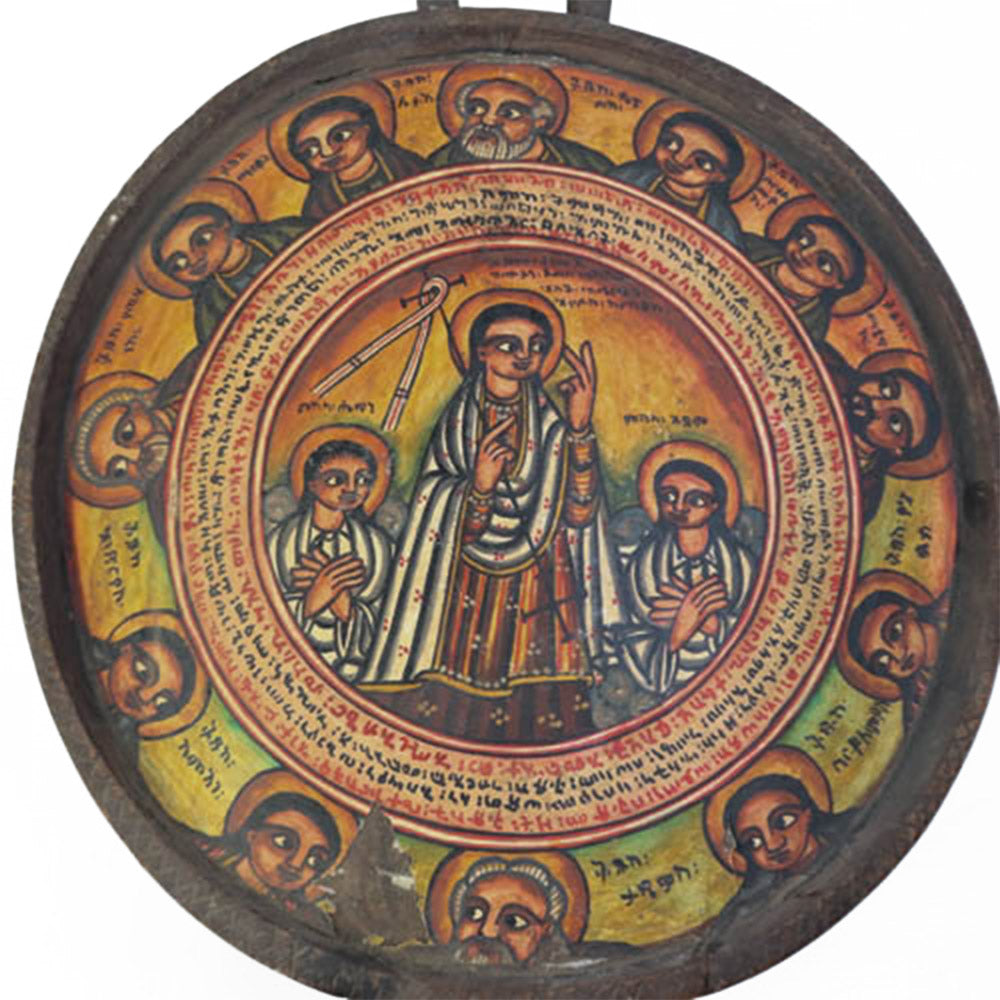 エチオピアンコーヒーテーブル 宗教画