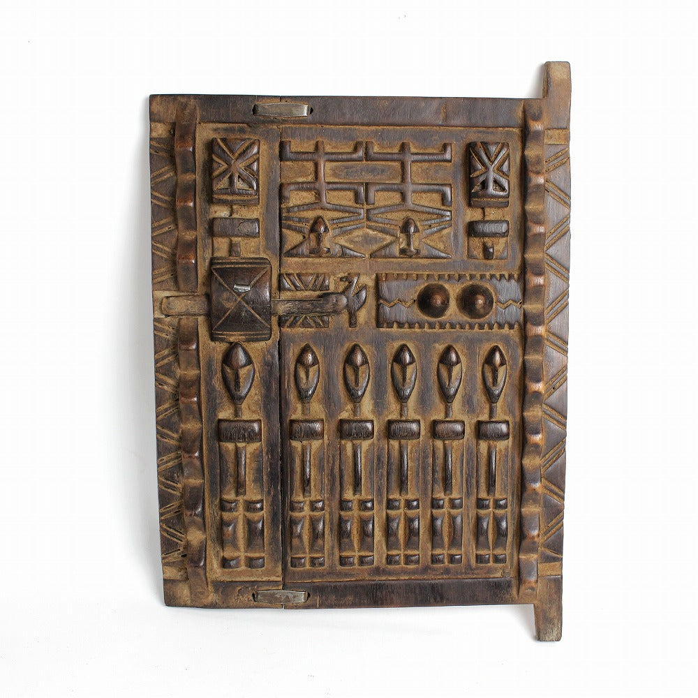 木製フリントロック　アフリカ工芸品　アンティーク アンティーク風木製ホイール/木製車輪 直径58cm ブラウン