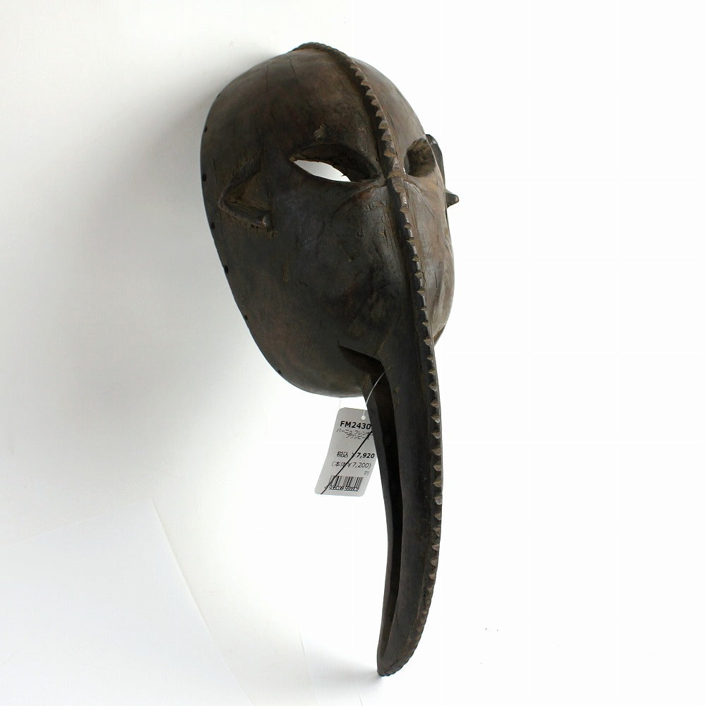 この子 （r105-04 マスク プリミティブアート アフリカン 42cm ファン族仮面 アフリカンマスク 工芸品