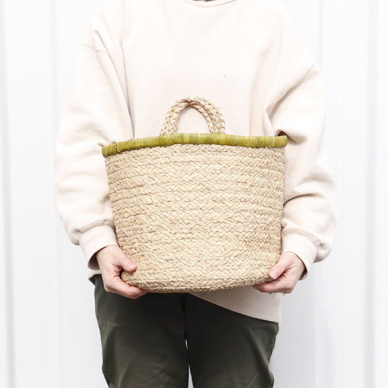 LUDROW ラドロー　ヌメ革×ラフィア　バケツ型バスケット LUDROW ラドロー ヌメ革×ラフィア バケツ型バスケット ALL BAGS