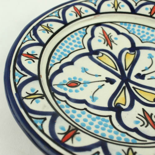 サフィ陶製飾り丸皿 W17　01