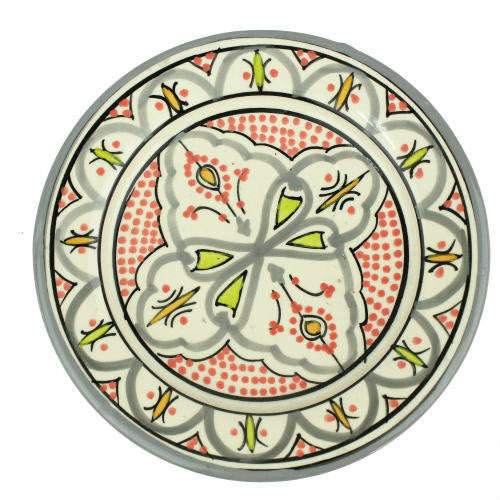 サフィ陶製飾り丸皿 W17　04