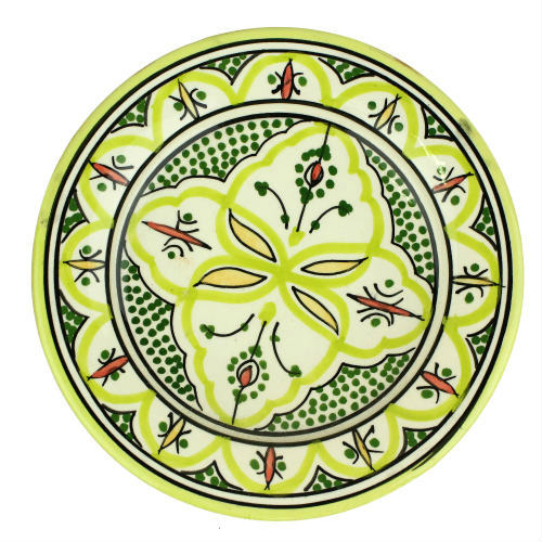 サフィ陶製飾り丸皿 W17　05