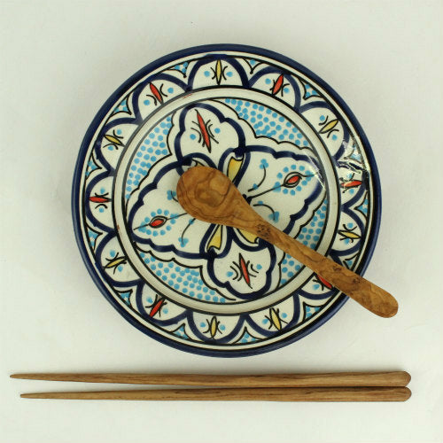 サフィ陶製飾り丸皿 W17　05