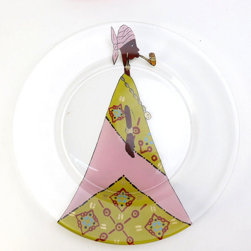 アフリカンアート　タペストリー　西アフリカ　セネガル　71cm×100cm アフリカンアート タペストリー 西アフリカ セネガル 71cm×100cm