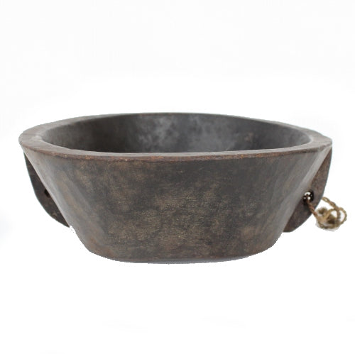 ヴィンテージ アフリカンボウル ウッドボウル エチオピア こね鉢 木皿 エチオピア ウッドボウル E[生活雑貨とアンティークのオンライン